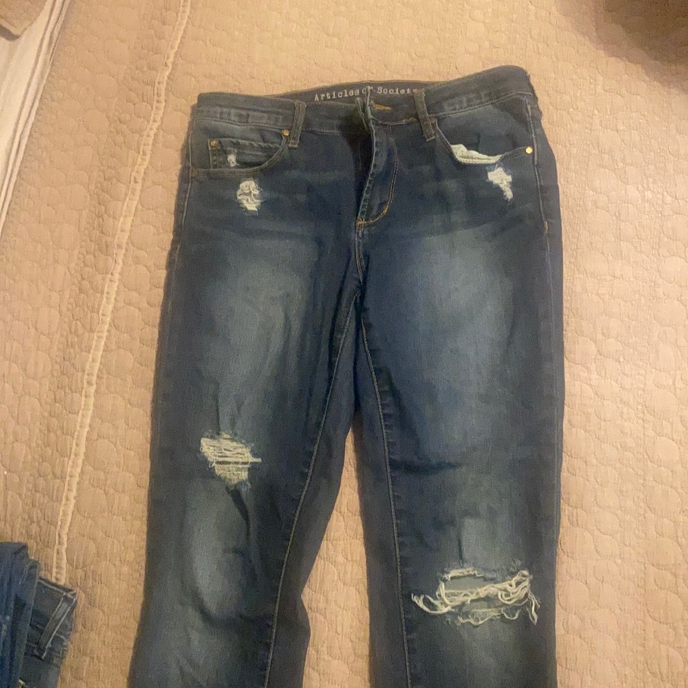 Articles of society distressed skinny jean
